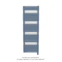 Altai Spa MX régul.IHD, Pigeon Blue, 614W + 750W, H 1614 mm / L 500 mm