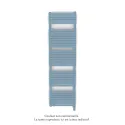Altai Spa MX régul.IHD, Pastel Blue, 884W + 1000W, H 1878 mm / L 500 mm
