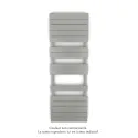 Régate MX, régulation IHD, Inox Look, 691W + 900W, H 1536 MM / L 500 mm