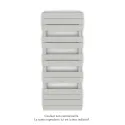 Régate MX, régulation IHD, Light Grey, 583W + 600W, H 1314 mm / L 500 mm