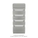 Régate MX, régulation IHD, Inox Look, 583W + 600W, H 1314 mm / L 500 mm