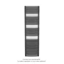 Kéva Spa MX cintré, régul.IHD, Anthracite Grey, 950W + 1000W, H1825mm / L500mm