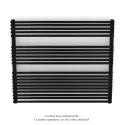 Kéva Spa MX non cintré, régul.IHD, Jet Black, 778W + 600W, H 835 mm / L 900 mm