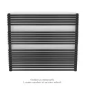 Kéva Spa MX non cintré, régul.IHD, Black Quartz, 778W + 600W, H835 mm / L900 mm