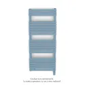 Altai Spa MX régul.IHD, Pastel Blue, 586W + 600W, H 1262 mm / L 500 mm