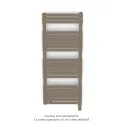 Altai Spa MX régul.IHD, Beige Grey, 586W + 600W, H 1262 mm / L 500 mm