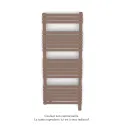 Altai Spa MX régul.IHD, Terracotta Faded, 586W + 600W, H 1262 mm / L 500 mm