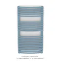 Kéva Spa MX cintré, régul.IHD, Pastel Blue, 462W + 500W, H 934 mm / L 500 mm