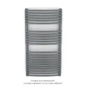 Kéva Spa MX cintré, régul.IHD, Anthracite, 462W + 500W, H 934 mm / L 500 mm