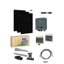 Kit CKW 3kW Goliath - AZZURRO 3kW - 6 modules Goliath 500W FB -toit plat ETN