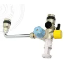 Kit Groupe Triple Sécurité téflon 3/4' + Canne cuivre chromé D 16 + Diélectrique