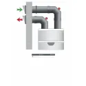 Coude 90 isolé D 160 mm, pour CET intuis