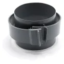 Raccord d'assemblage pour gaine isolée D 125 mm - x 1 pièce