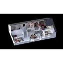 Kit VMC Hygro Eco Haute Pression (Longs réseaux) pour logement jusqu'à 6 sanit.