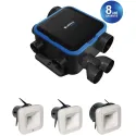 Kit VMC simple flux EasyHOME HYGRO COMPACT Premium Moyenne Pression MP BDH