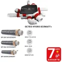 Kit CMI OCTEO HYGRO ECOWATT+ 3 Bouches, Gaines isolées ECOSOFT