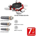 Kit CMI OCTEO HYGRO ECOWATT HP+ 2 Bouches, Gaines isolées ECOSOFT