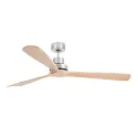 LANTAU-G Ventilateur de plafond nickel mat/pin avec moteur DC 50Hz IP20 classe I