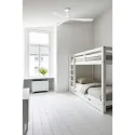 Ventilateur de plafond GOTLAND, design minimaliste, 3 lames blanches, Smart Tuya