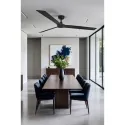 Ventilateur de plafond CRUISER XL noir, 3 lames, design moderne, Smart Tuya