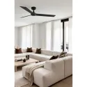 Ventilateur de plafond CRUISER L noir, 3 lames, design moderne, Smart Tuya