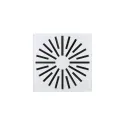 Diffuseur à jet hélicoïdal - DFH2 - 600 x 400 mm ailettes noires