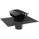 Chapeau de toiture CP PERFORMANCE - Diamètre 160mm - Gris Ardoise
