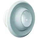 Buse de soufflage longue portée orientable, D de raccordement 250 mm, RAL 9010
