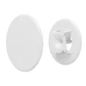 Kit grille plastique fixe R-ColorLINE 15-60m³/h D 80 mm - blanc