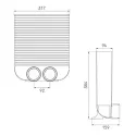 Raccordement 90 Air Excellent AE34C grille rectangulaire