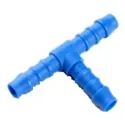 Raccord té cannelé pour tube clair 9-12mm