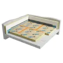 Isolant thermo-acoustique pour sol - TMS dB 1200x1000x32mm R 1,30 m².K/W