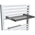 Barre sèche-linge chrome pour sèche-serviettes tubes ronds