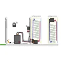 Chill'loop Armoire/Console H2OA - Céos - Froid/Humidif. - Cave à vin 50m3