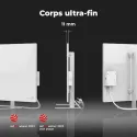 Eco Smart Radiateur Premium connecté (WIFI), Blanc Brillant,700W