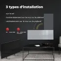 Eco Smart Radiateur Premium connecté (WIFI), Blanc Brillant,700W