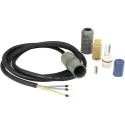 Connecto S 250V 16A IP66, câble d'alimentation + terminaison, autorégulant (B)