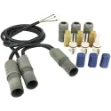 Connecto TE3 250V IP66, 3 câble en T alim.+3 term. Pour autorégulant (B)