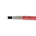 DEVIpipeguard 25 LSZH, câble rouge, touret de 250 m, 230V, 25W/m à 10 C, IPX7