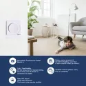 DEVIreg Display Connect amb.+sol, Ecodesign, bluetooth, Zigbee 230V, 16A, IP21