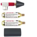 Déboucheur tube condensat à air comprimé, outil, adaptateur et 2 cartouches CO2