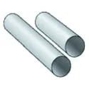 Tube PVC pour CETD - D 200 mm - Long - 1 M