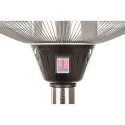 Colonne infrarouge parapluie, 2 lampes halogènes 1200/1800/3000 W, HT 210 cm