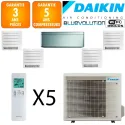 Daikin Quintuple-split Stylish 5MXM90A + CTXA15BS + 2 X CVXM20A + FVXM25B + FVXM35B