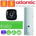 Chauffe-eau thermodynamique Égéo vertical sur socle 200L