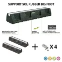Jeu de supports Sol Rubber Big Foot 450 mm