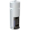 Chauffe-eau thermo.EDEL 270L air, avec échangeur, au sol, monobloc, inox, R290