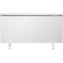 Radiateur verre à inertie GLASSANCE-2 horizontal 2000W blanc brillant avec prise
