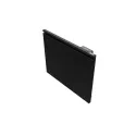 Radiateur verre à inertie GLASSANCE-2 horizontal 1500W noir brillant