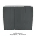 Fassane Premium EL H, commande RF,Black Matt 0557, 500W H500 mm / L609 mm